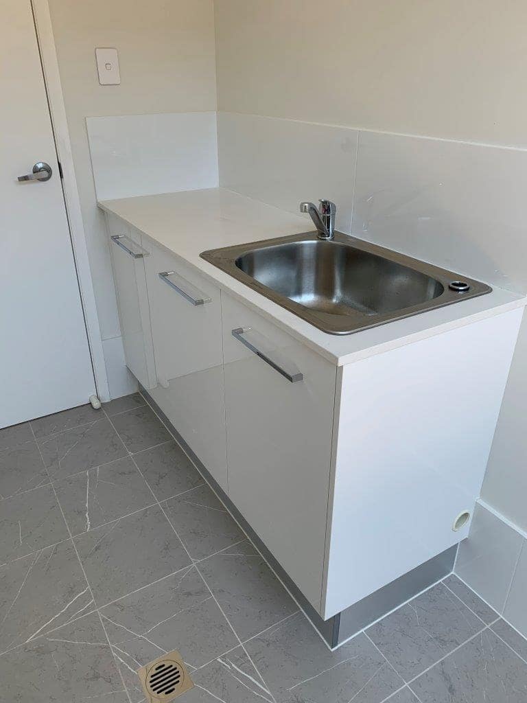 Laundry benchtop detail